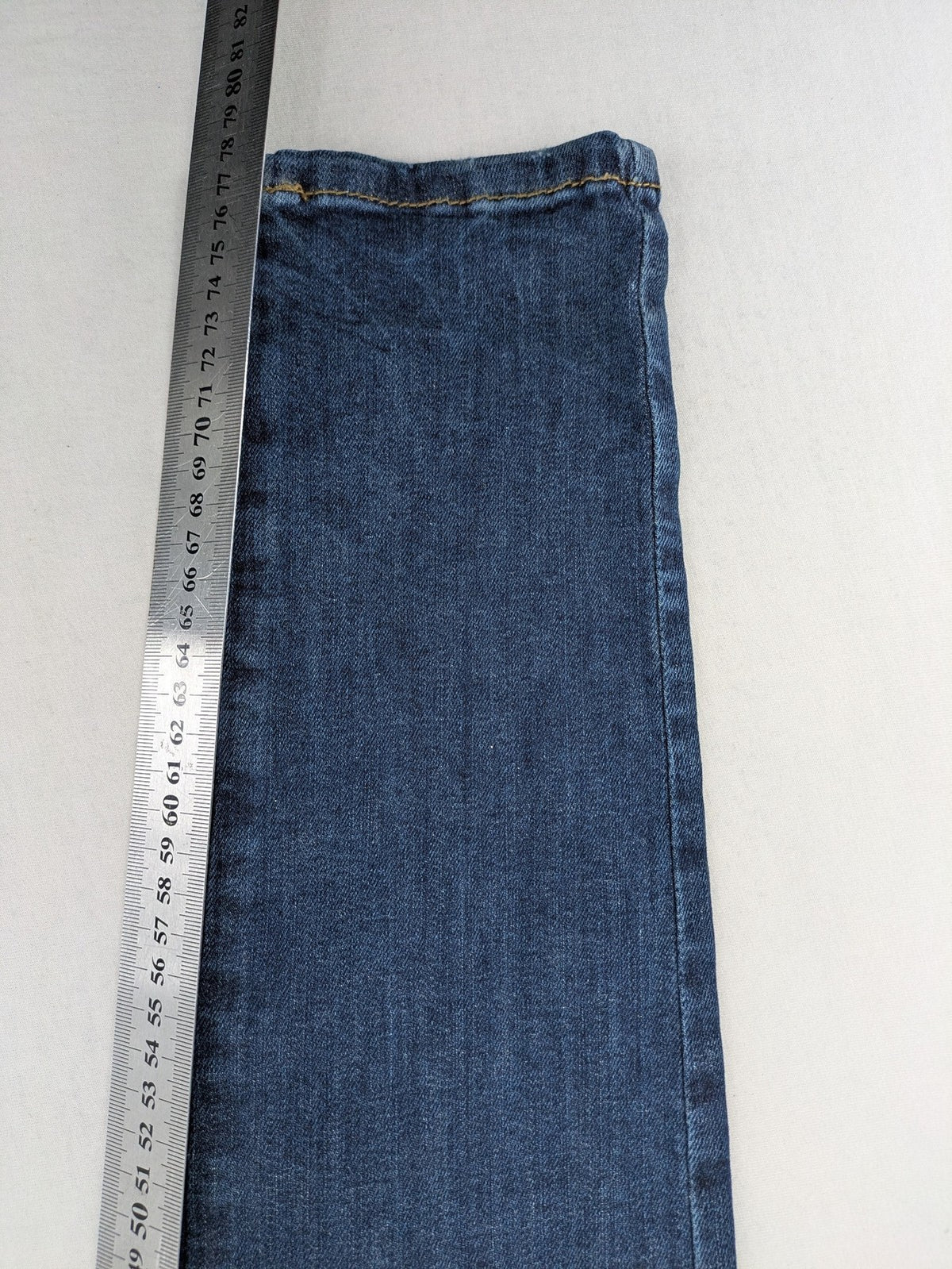 LTB blue skinny jeans dark wash double button closure stretch denim