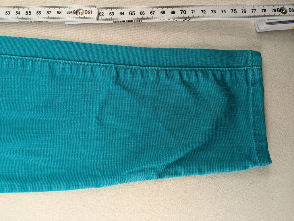 Gaastra blue-green skinny fit cord jeans with classic 5-pocket design.