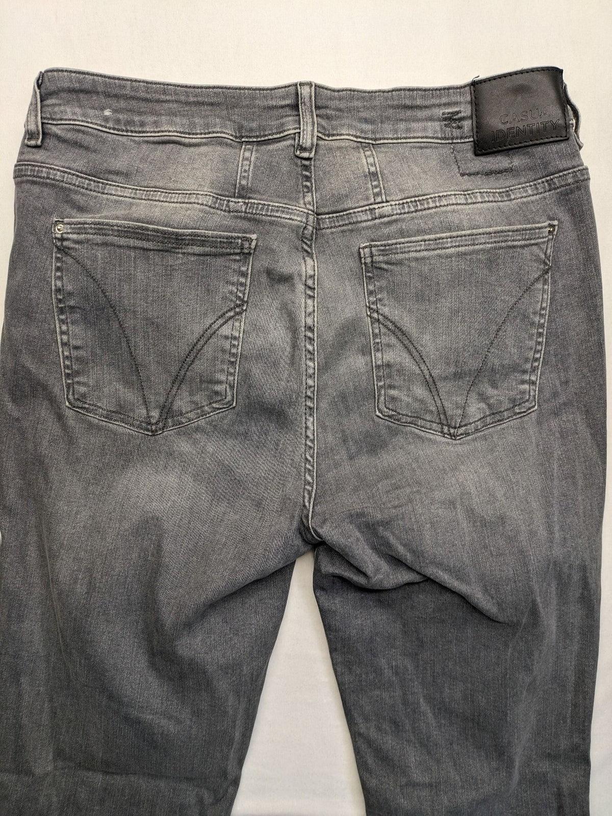 Comma grey skinny jeans washed look stretch denim casual identity