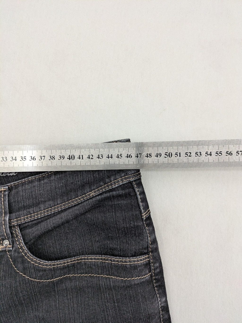 Gracia straight jeans dark grey five-pocket design stretch denim comfort fit