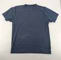 Engbers navy short sleeve t-shirt, round neck, soft cotton, classic design.