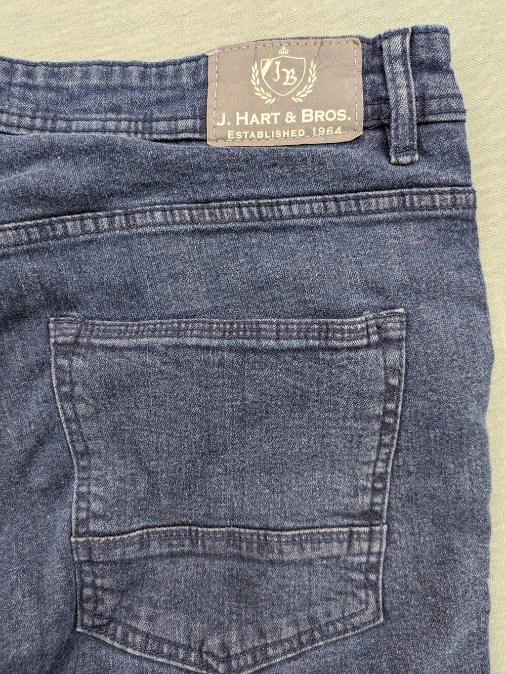Bros blue skinny fit jeans 5-pocket design stretch denim classic wash
