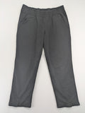 BWEST grey pants with elastic waistband and side pockets for comfort and functionality.