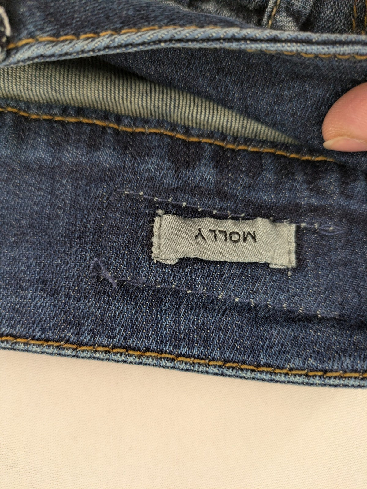 LTB blue skinny jeans dark wash double button closure stretch denim