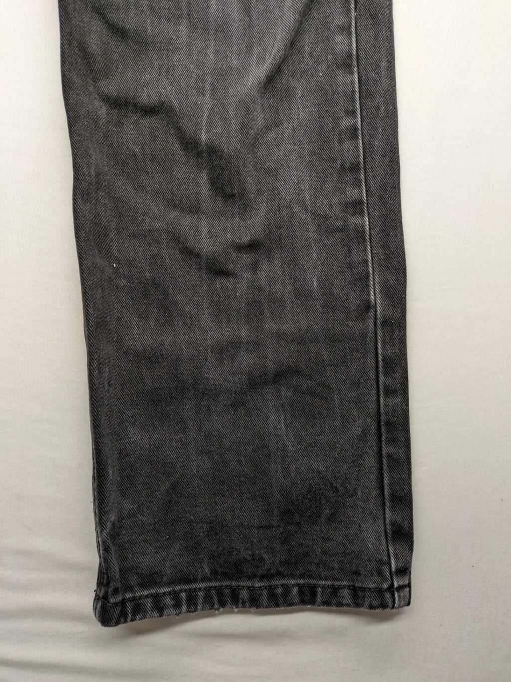 Manguun straight jeans black grey washed denim 5-pocket design regular fit