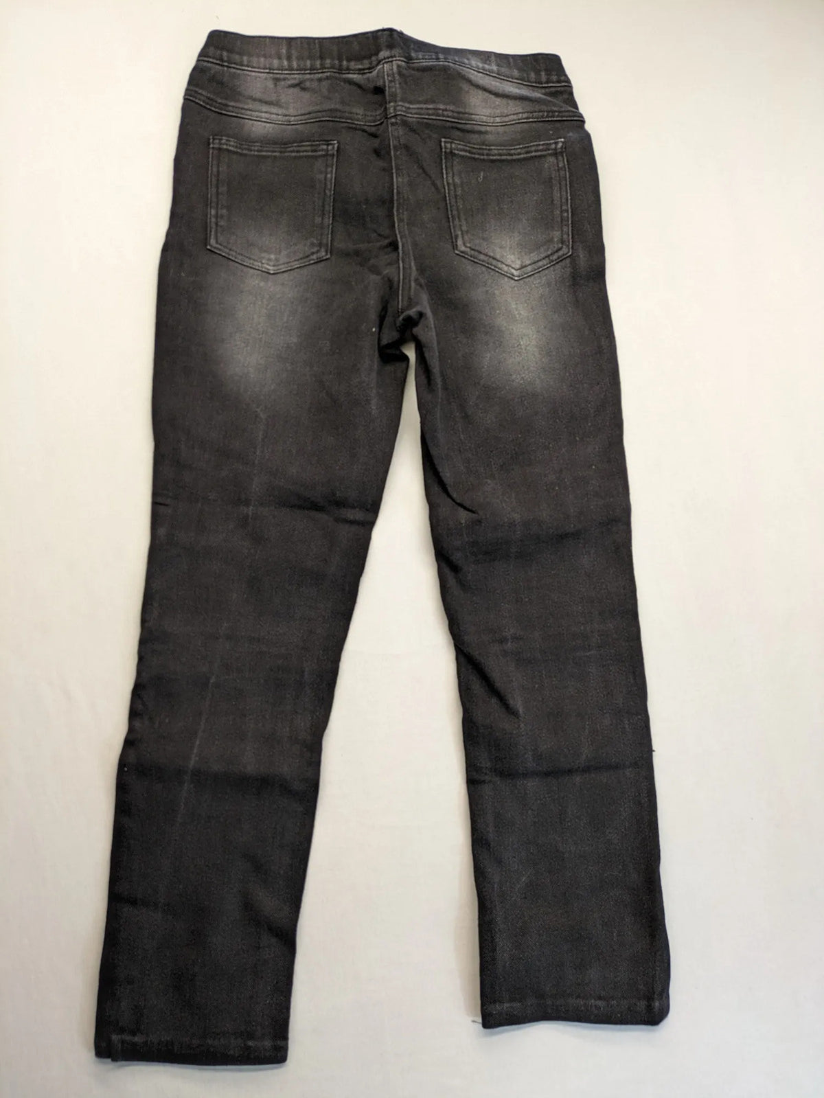 Pepperts grey jeggings with biker knee details and elastic waistband, size 170.