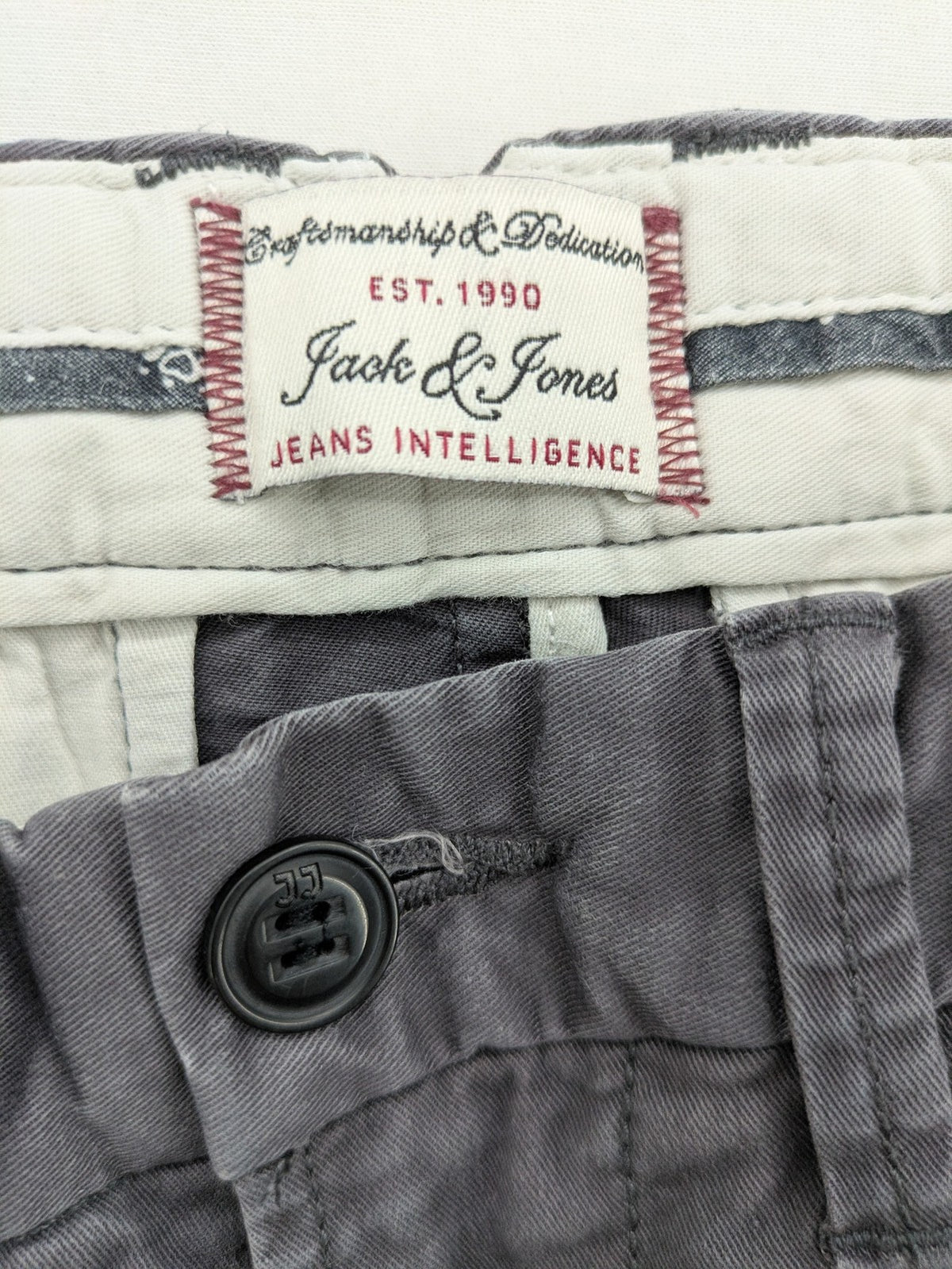 Jack & Jones pink chino pants regular fit cotton with classic design and logo.