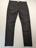 C&A grey straight jeans five-pocket design made from cotton blend with stretch.