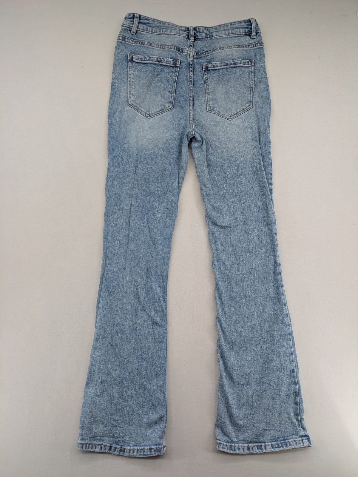 Pimkie blue flared jeans classic 5-pocket design comfortable stretch denim