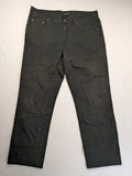 C.Comberti grey straight jeans 5-pocket design made of stretch cotton.