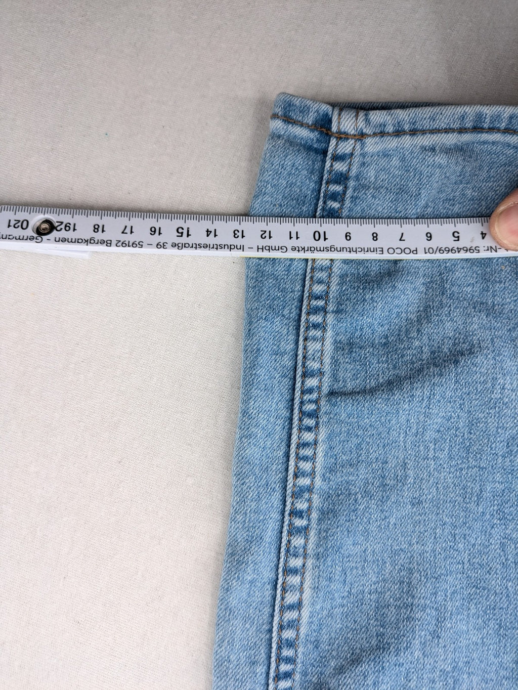 H&M Divided blue skinny jeans high-waist design five-pocket style stretch denim