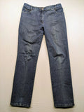 BRAX blue straight jeans with 5-pocket style and classic denim material.