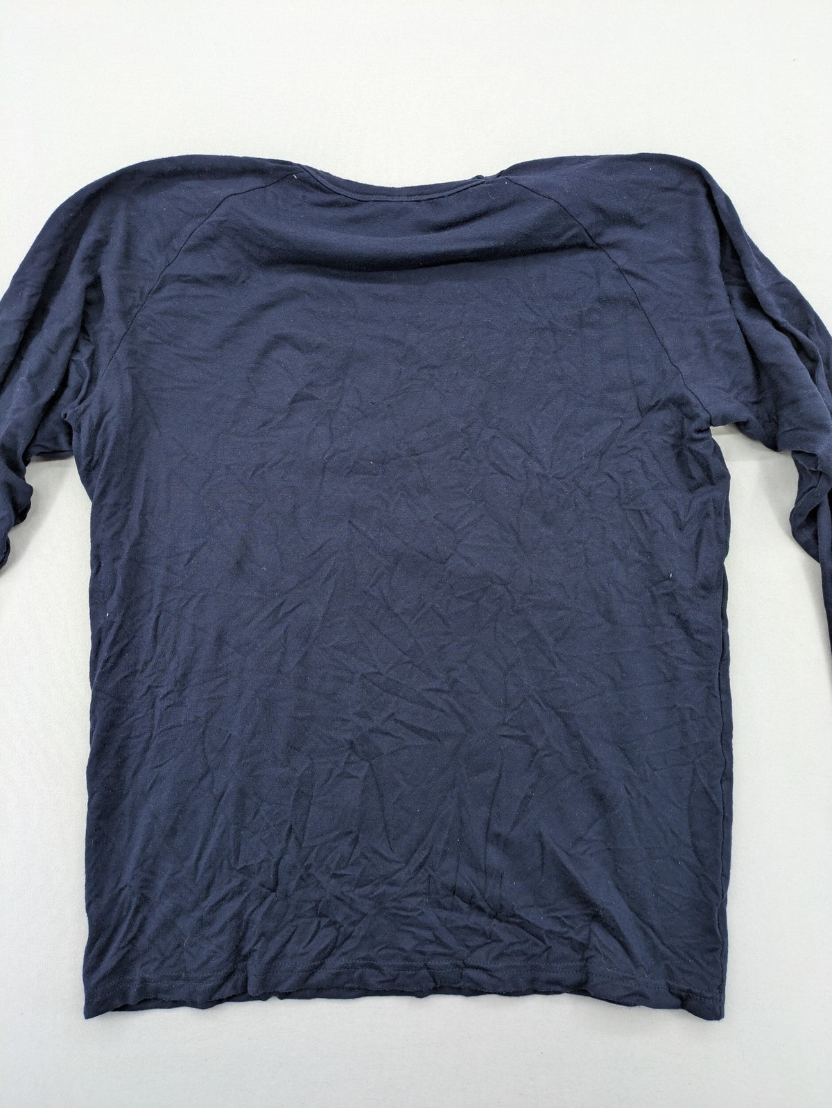 Diesel long sleeve shirt blue with Denim Division logo graphic and classic fit.