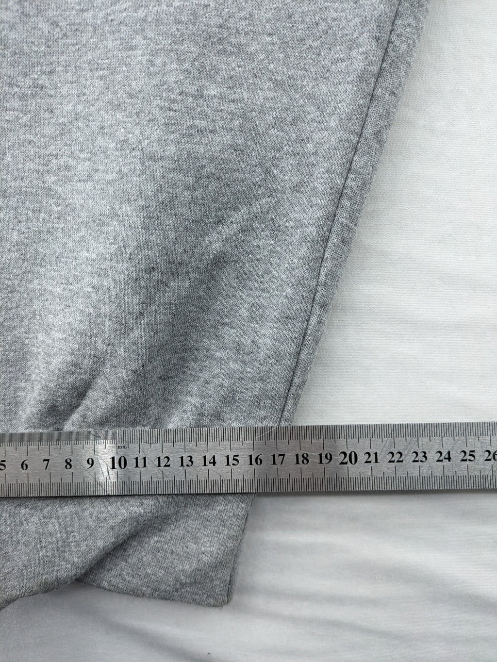 XMAIL grey jogging pants 6XL elastic waistband ribbed cuffs soft polyester blend