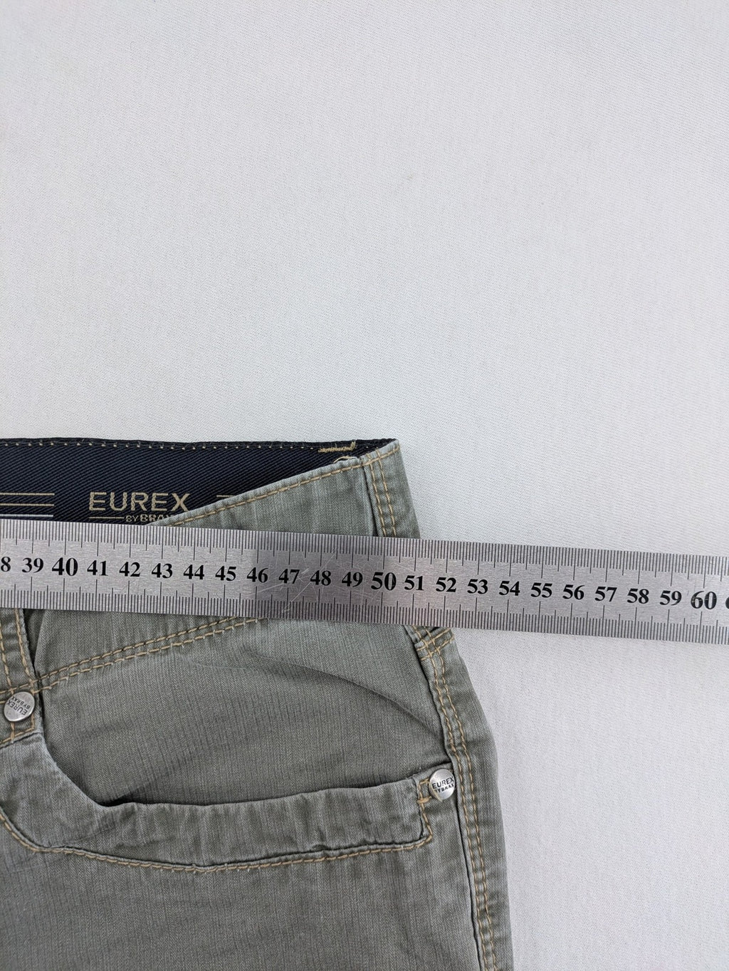Eurex by Brax grey chinos, classic fit, made from cotton-stretch blend.