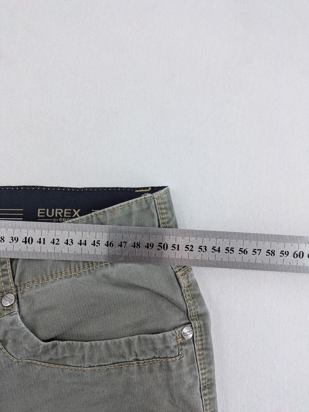 Eurex by Brax grey chinos, classic fit, made from cotton-stretch blend.