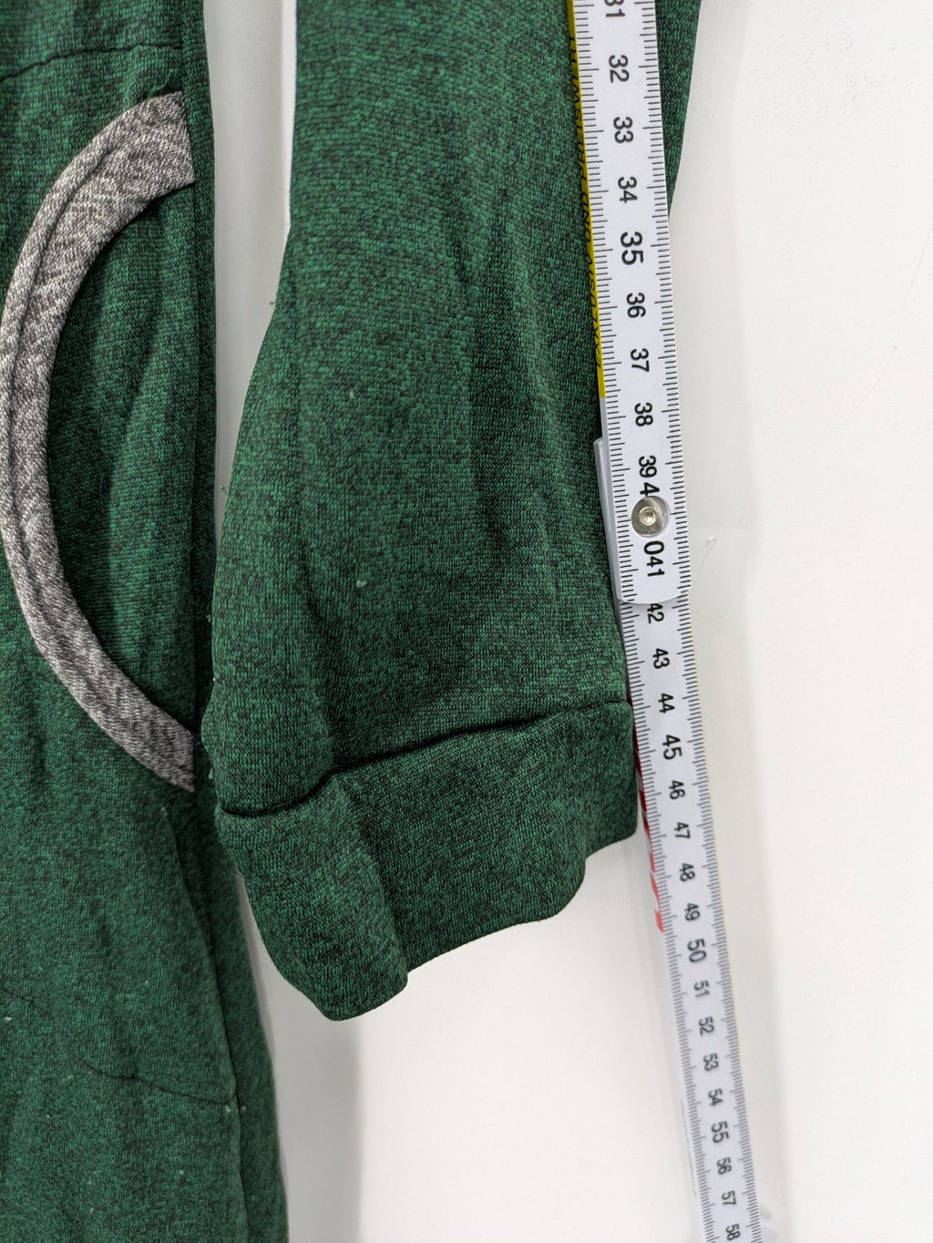 perfekt green hoodie dress quarter-zip guitar graphic colorblock design