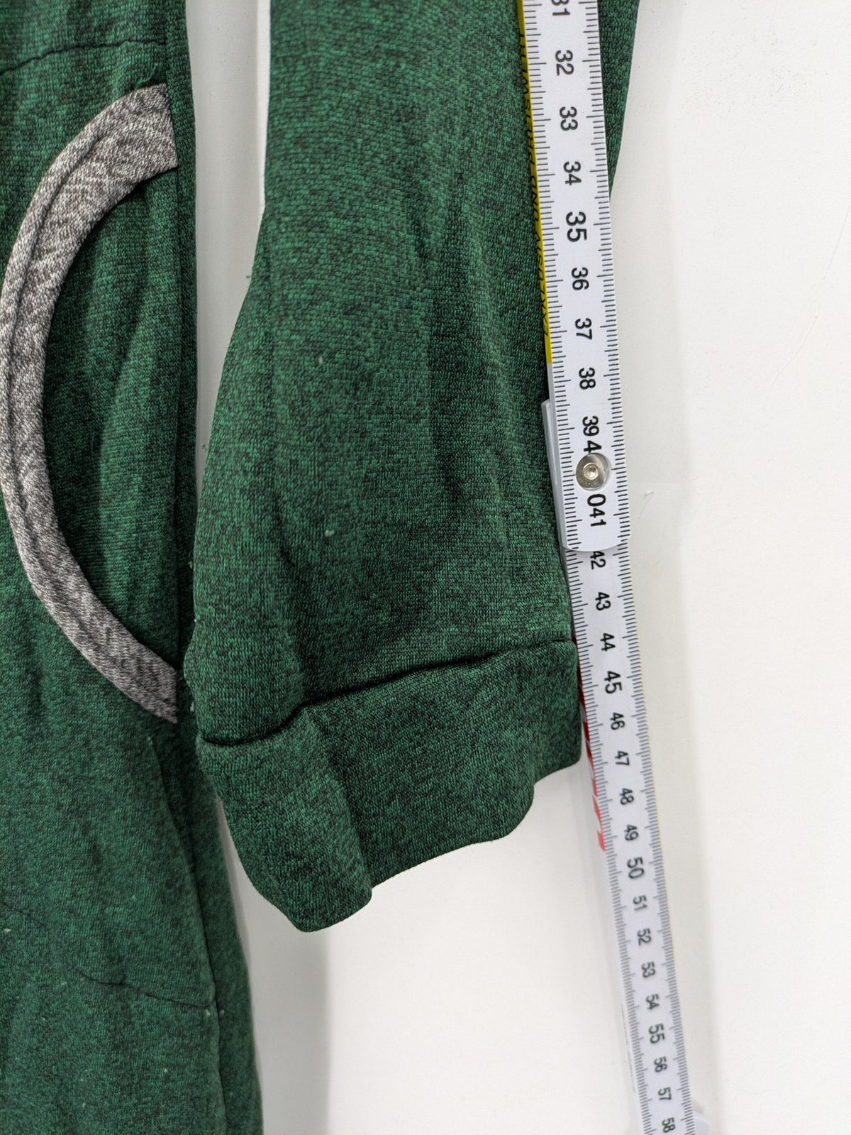 perfekt green hoodie dress quarter-zip guitar graphic colorblock design