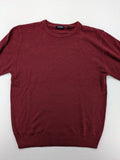 Blue Seven turtle neck jumper burgundy red soft knit round neck design