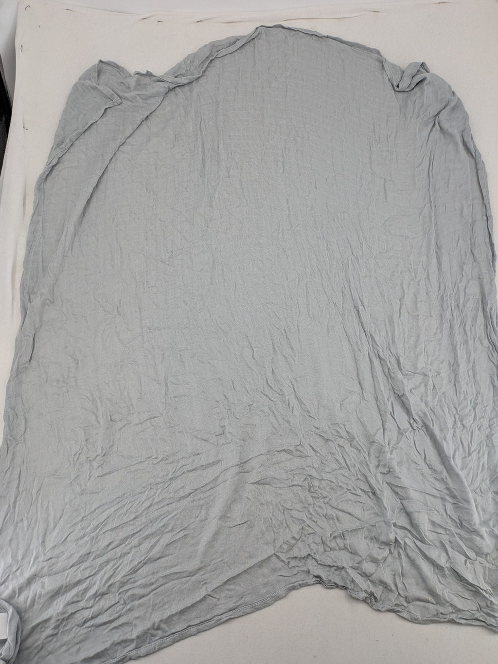 Bambus grey swaddle blanket 120x120 cm soft breathable bamboo fabric