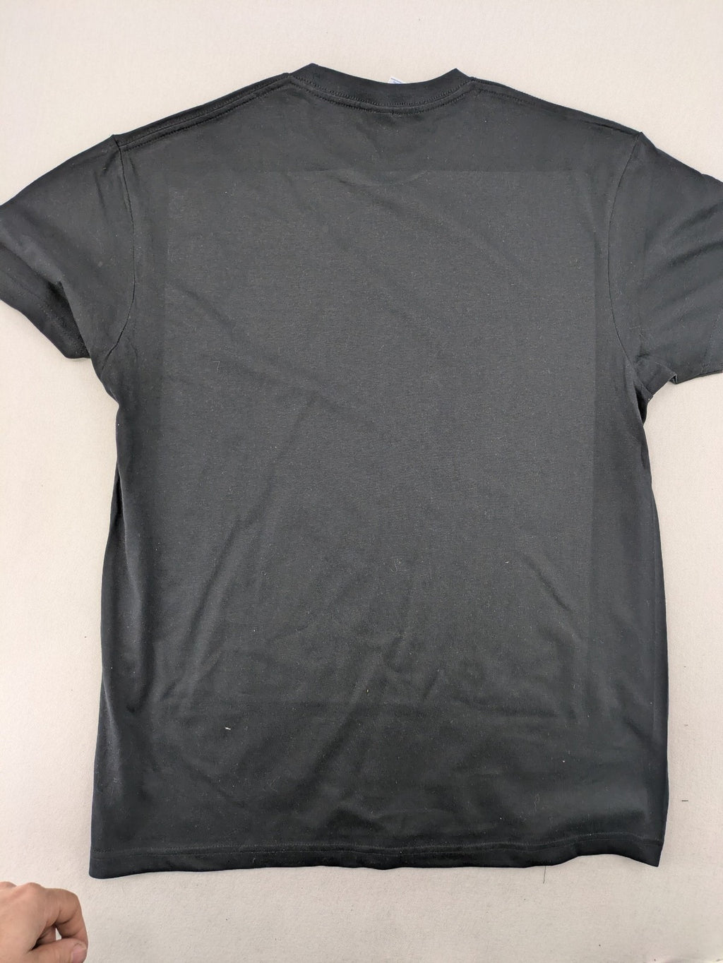 Bandshirt grey band t-shirt featuring yellow Nirvana smiley logo graphic, 100% cotton.