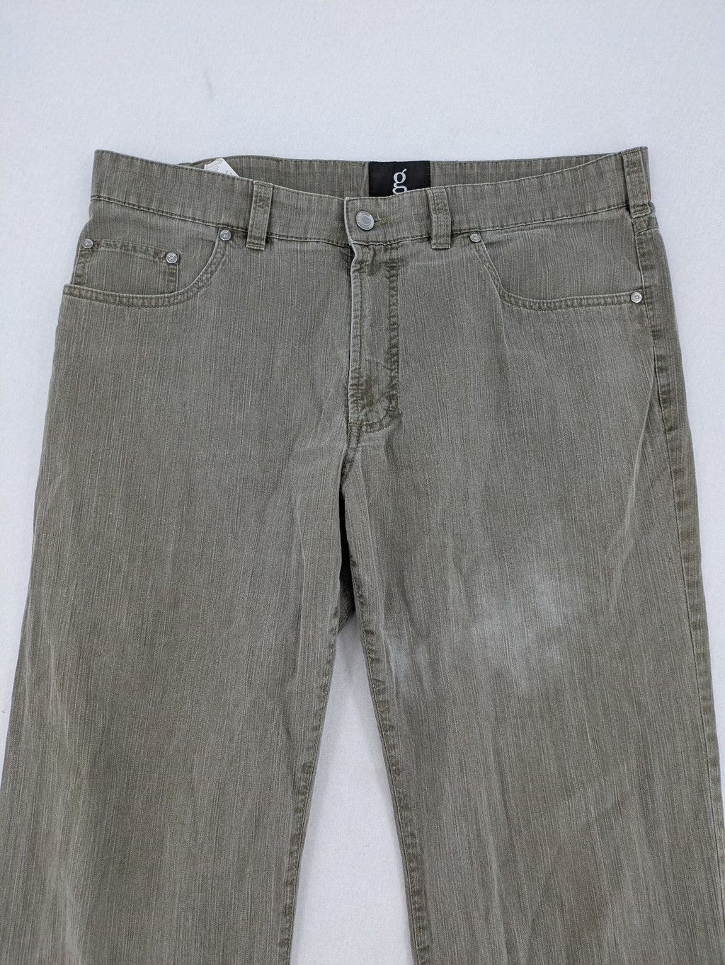 GARDEUR grey straight jeans regular fit with button and zipper closure, cotton-stretch blend.