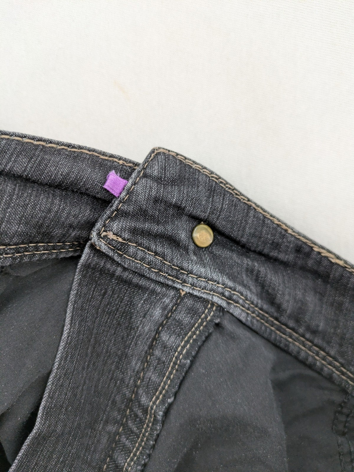 Gracia straight jeans dark grey five-pocket design stretch denim comfort fit