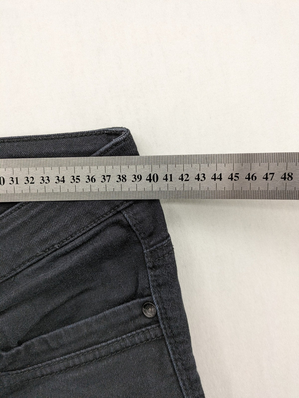 Tom Tailor black straight jeans classic 5-pocket style with button detail