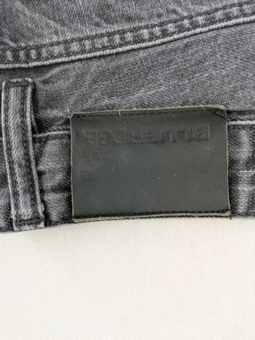 Blueridge grey straight jeans classic 5-pocket design cotton with button closure