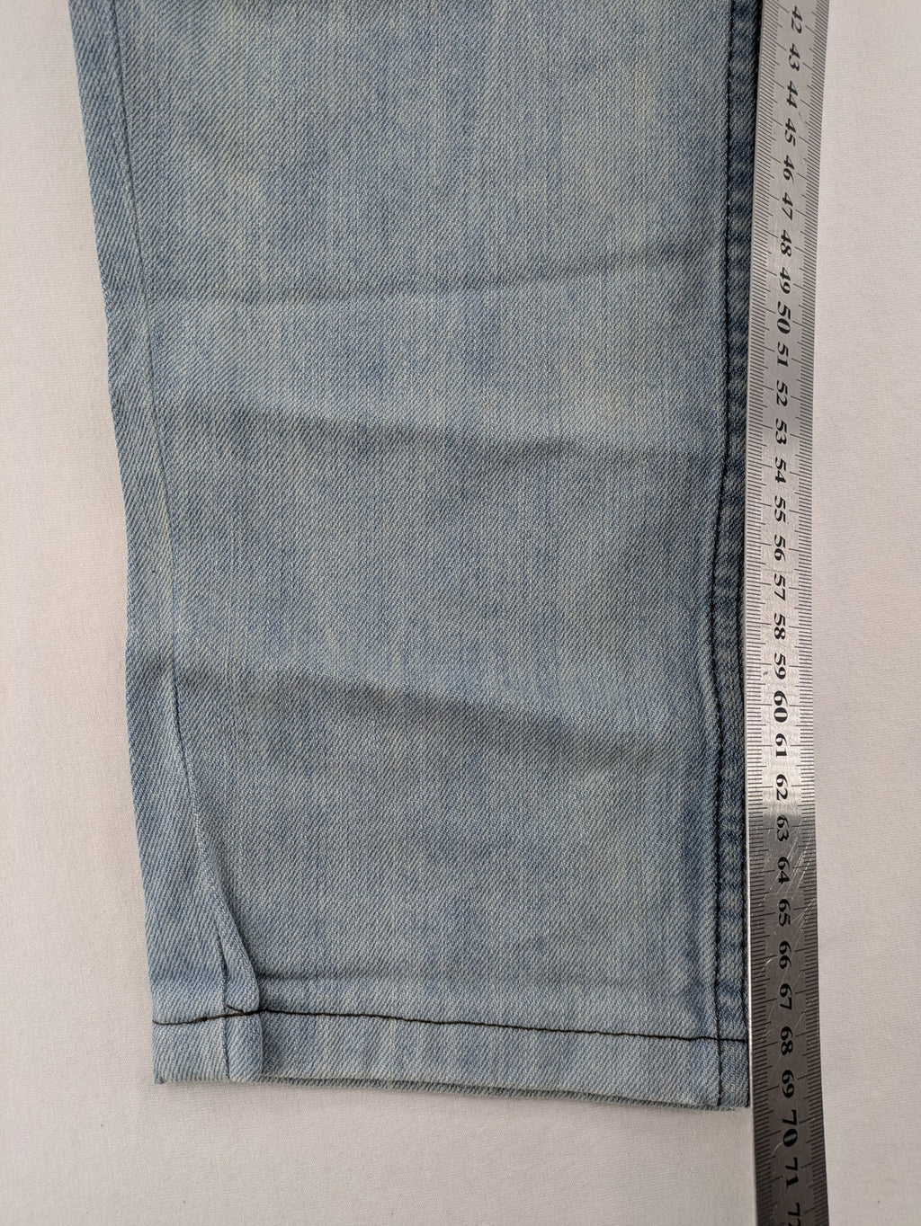 GOOD JEANS straight jeans light blue distressed vintage wash with 5-pocket design