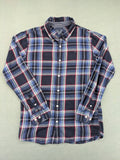 Tommy Hilfiger long-sleeve shirt multi-colored check pattern with embroidered logo tag.