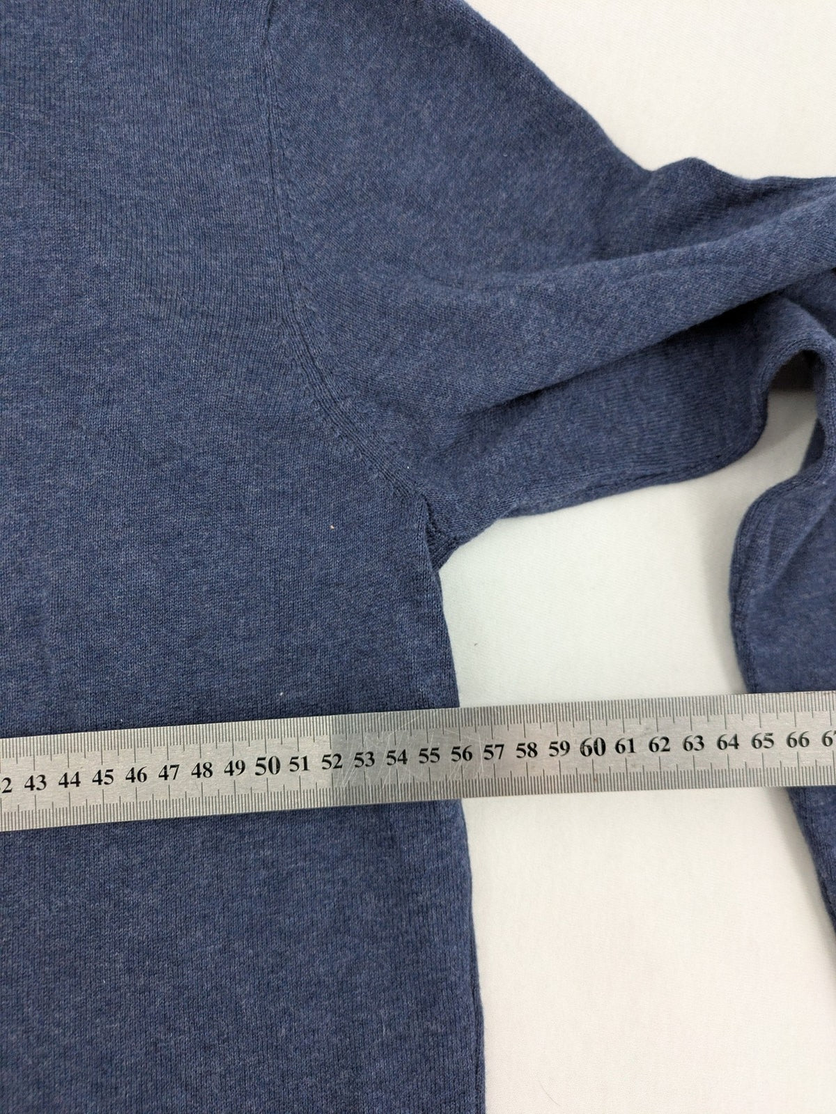Tom Tailor blue turtle neck jumper with subtle logo embroidery and ribbed cuffs.