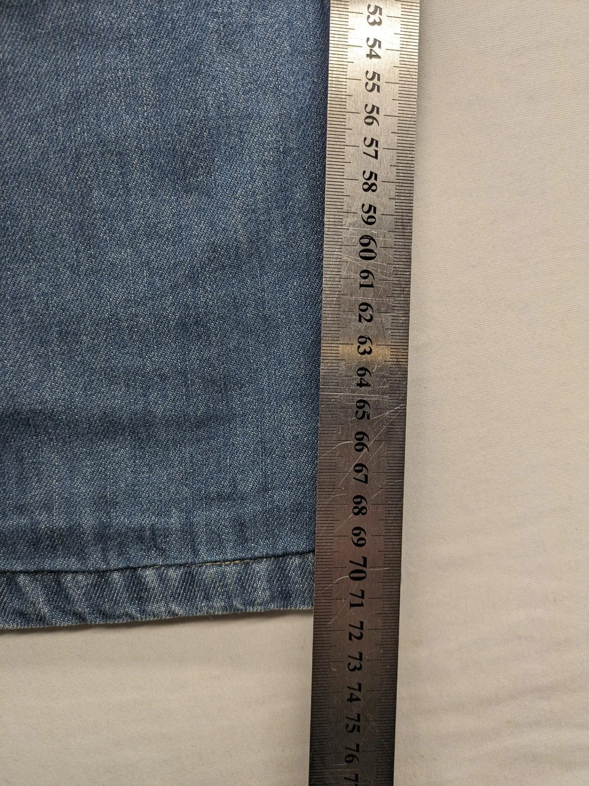 Jack & Jones blue straight jeans with biker panel details and button-fly closure.