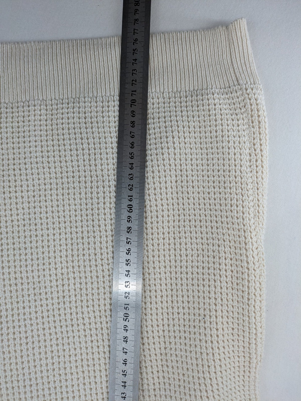 C&A turtle neck jumper black cream with Nordic pattern and waffle knit texture.