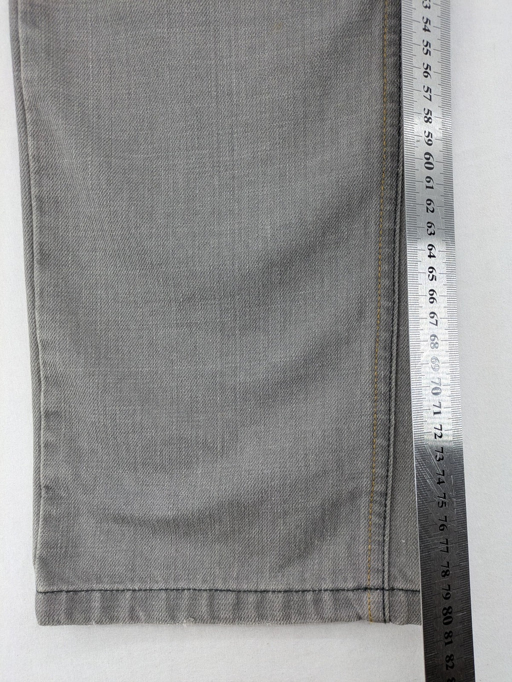 Esprit grey straight jeans with button fly and classic 5-pocket design.