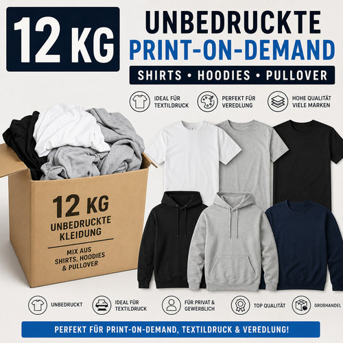 Hoodies white pullover cotton and polyester, suitable for print-on-demand and textile printing.