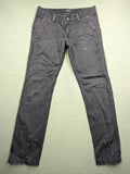 WE pink straight fit pants 100% cotton with zipper fly and belt loops.