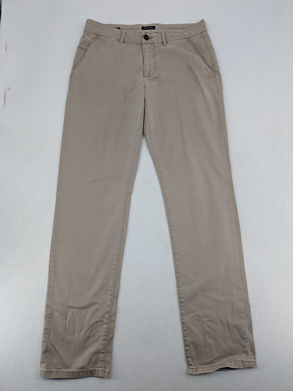 Paul Hunter beige chino pants Oscar Regular Fit cotton stretch with button and zipper closure.
