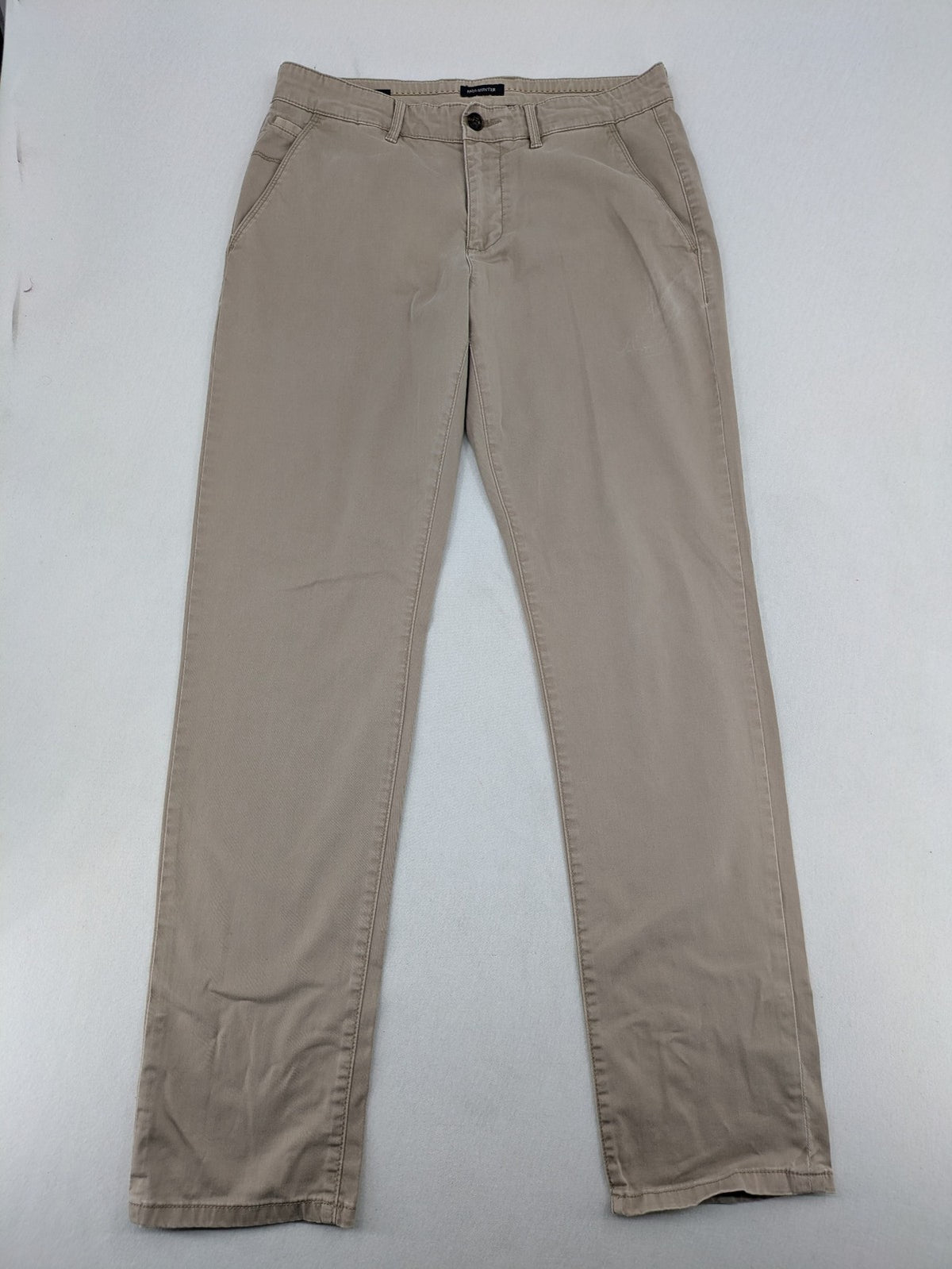 Paul Hunter beige chino pants Oscar Regular Fit cotton stretch with button and zipper closure.