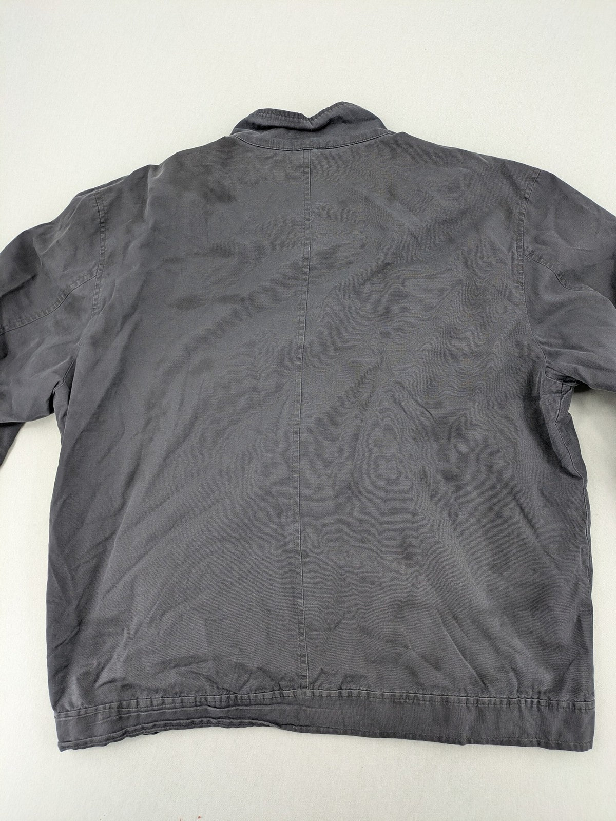4YOU grey jacket size XXL cotton with stand-up collar and zipper closure.