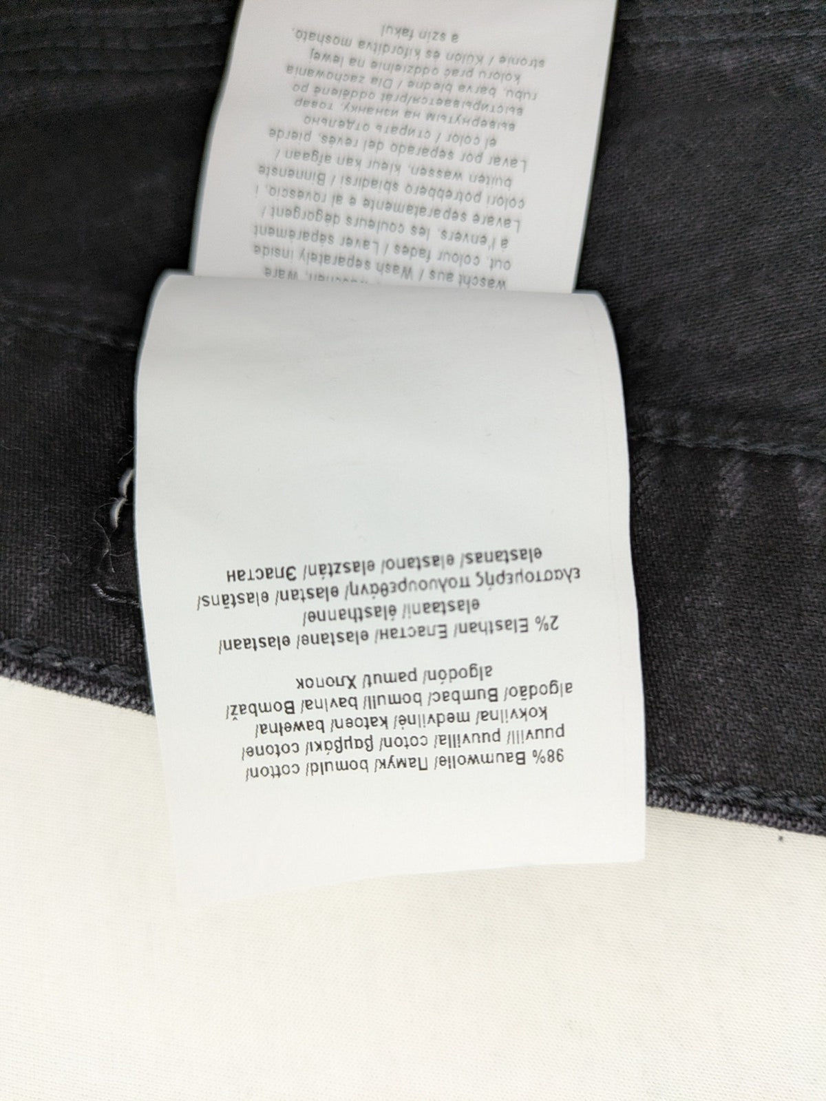 Pionier grey straight jeans 5-pocket design durable cotton stretch material