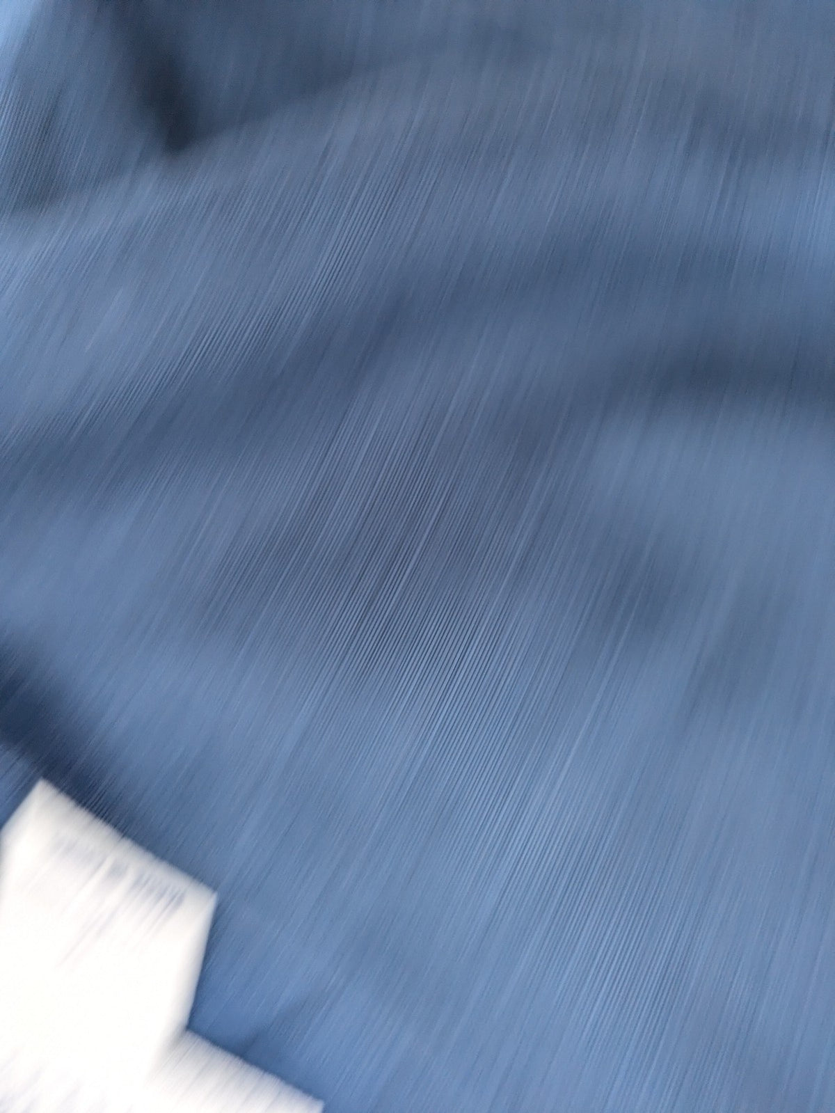 28 Palms blue A-line dress, sleeveless, 100% linen with classic round neckline.