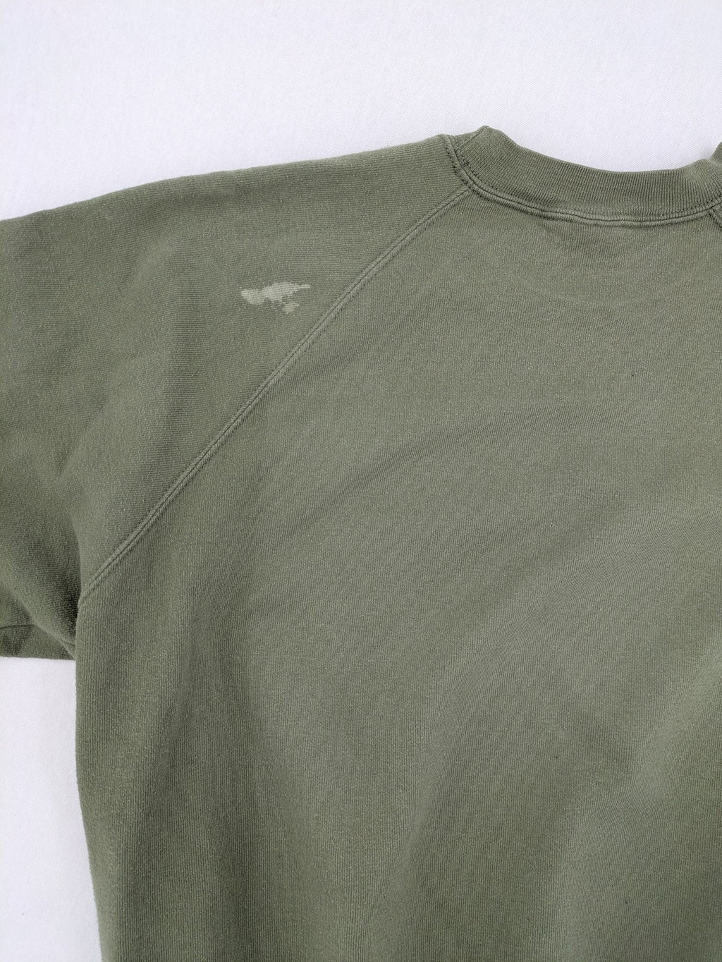 Vintage Deutschland turtle neck jumper khaki with eagle crest and raglan sleeves.