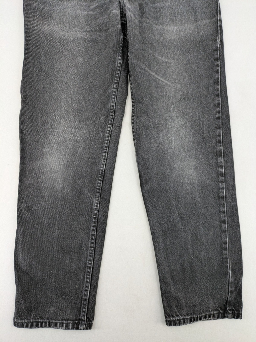 Maverick black straight jeans faded wash with iconic logo on back patch.