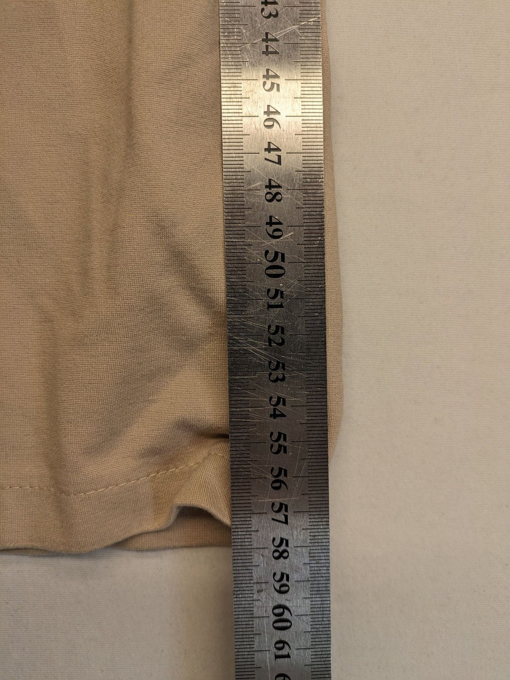 ESViViD beige culotte pants wide leg pull-on design with elastic waistband and side pockets