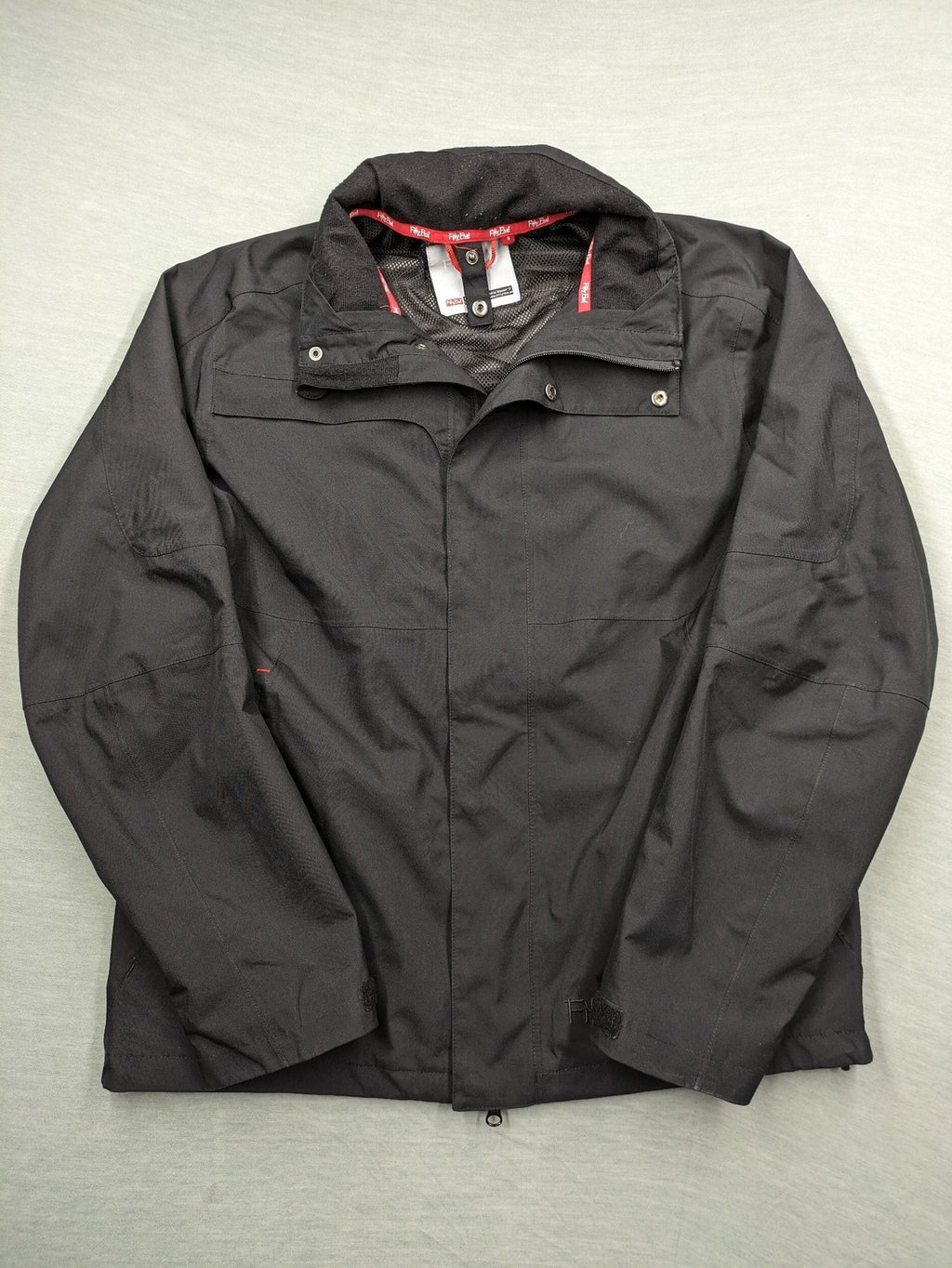 Fifty Five black outdoor jacket FIVE-TEX technology, full zip, stylish design.