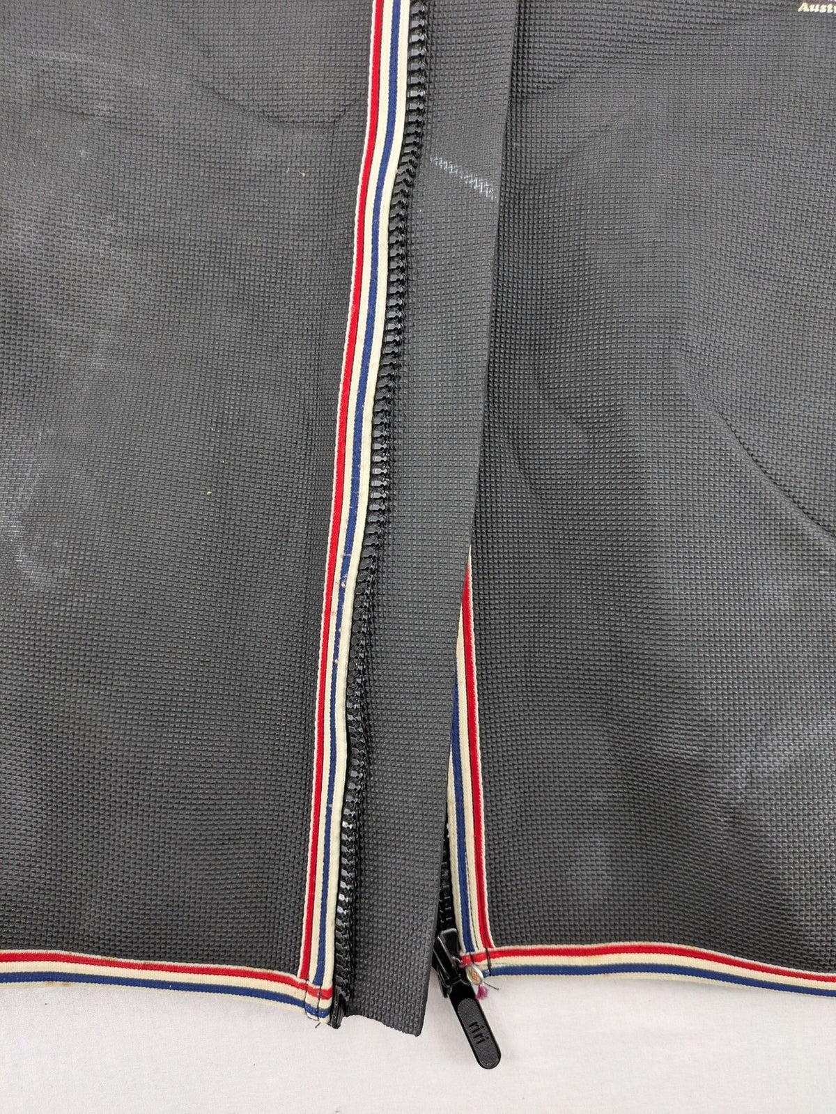 Camaro vintage jacket multi-colour with striped accents and structured body.