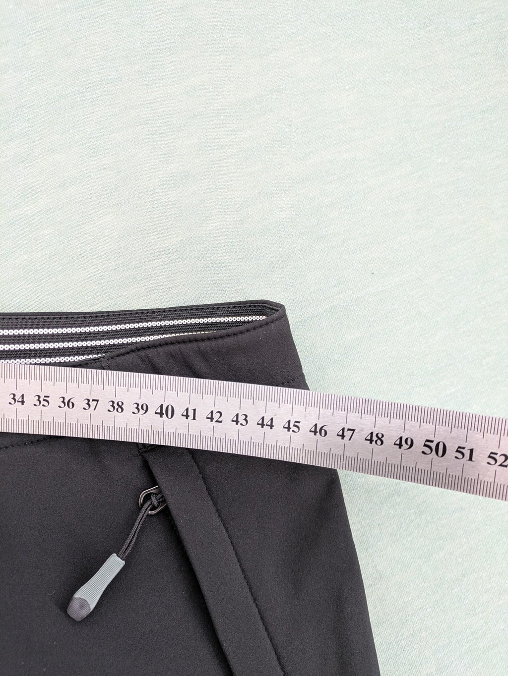 cmp black softshell pants with wind protection technology and white logo details