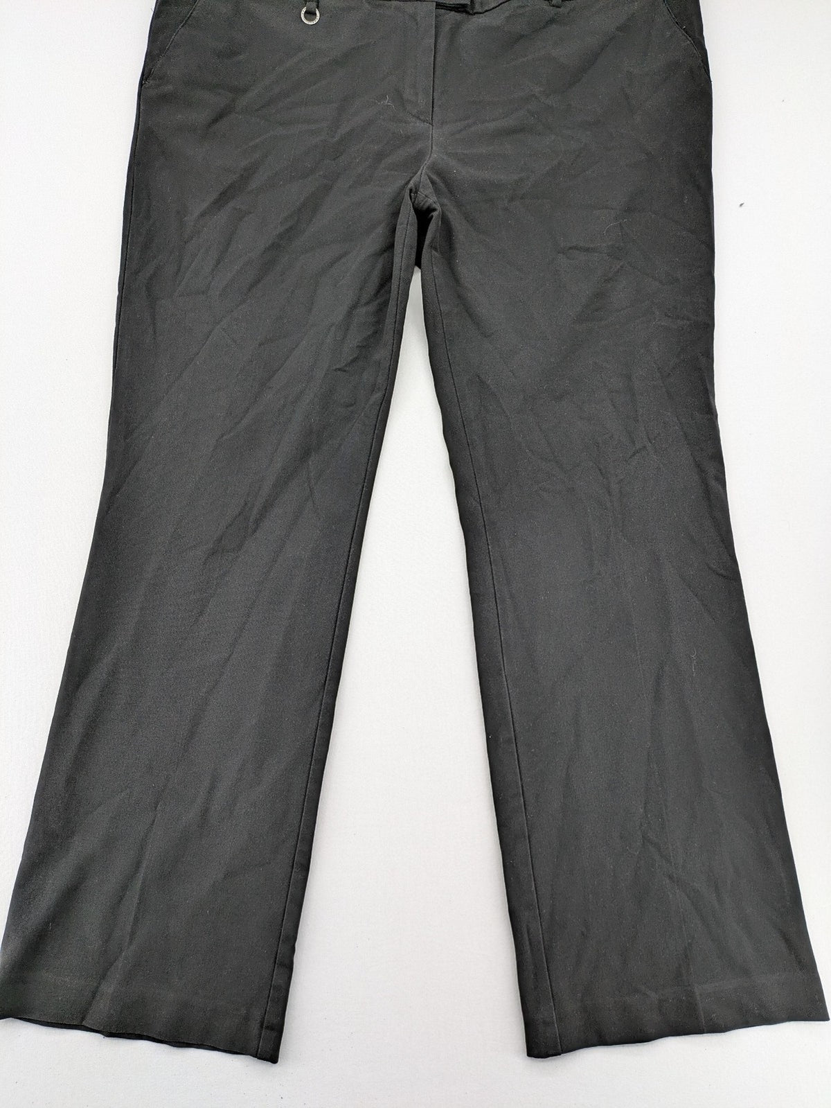 Esprit pink pants straight leg stretch material with classic design and belt loops.