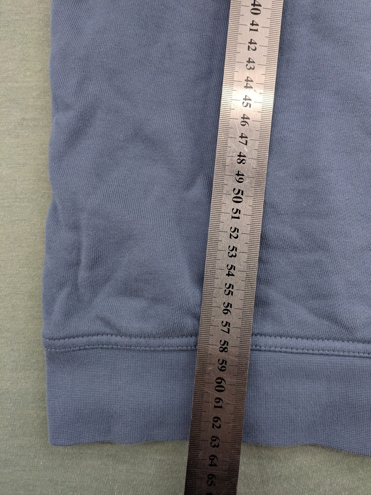 G-Star Raw blue turtle neck jumper with subtle logo on chest, made from organic cotton blend.
